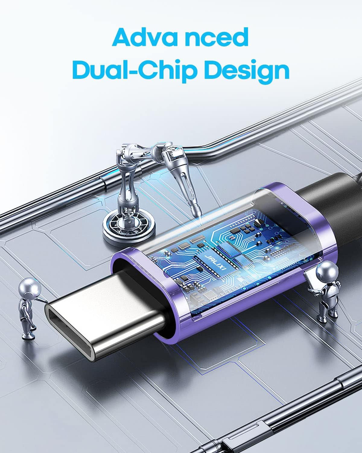 Short USB C Cable 1Ft, 1 Foot USB a to USB Type C Cable Fast Charging for Iphone 15 Pro Max, Samsung Galaxy S24 S23 S21 S20 Ultra S10, A55 A35 A25 A15, Pixel, Moto, Powerbank, Purple