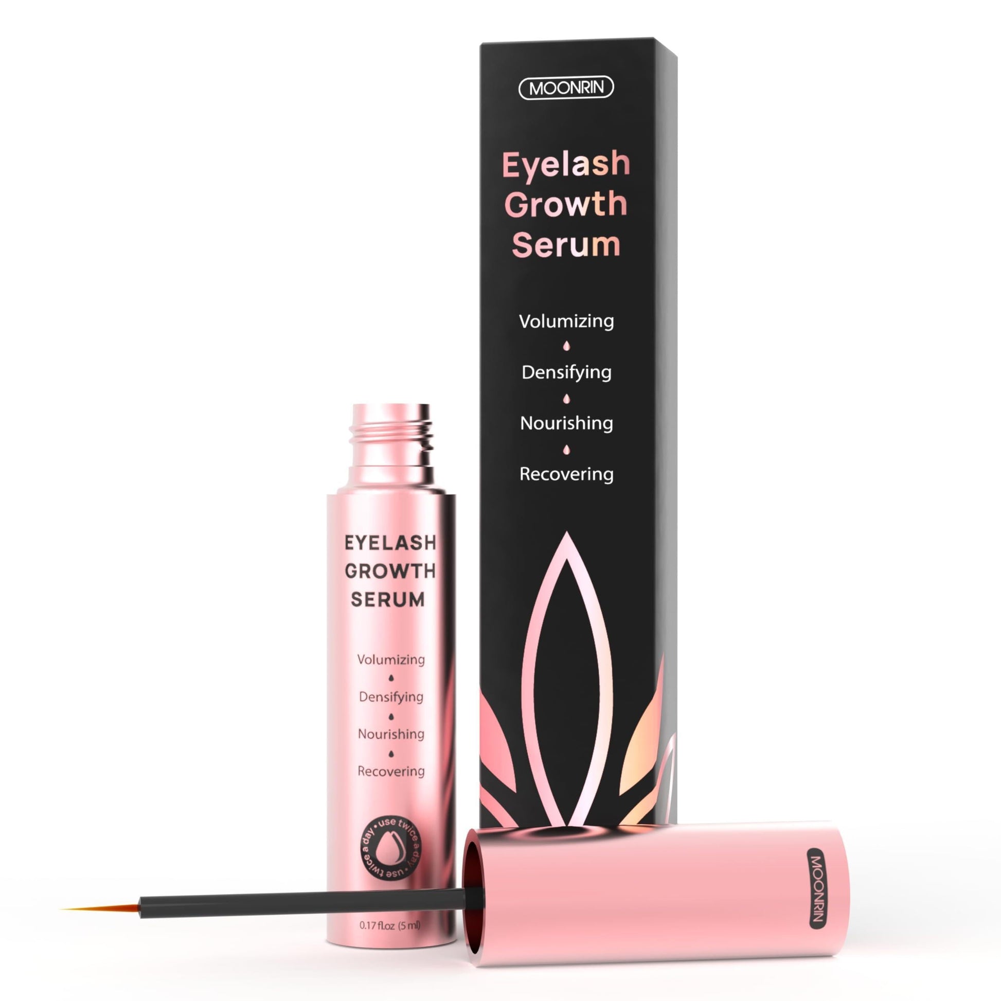 Lash Serum for Eyelash Growth 0.17 Fl Oz 5 Ml 2 in 1 Eyebrow Enhancing Formula