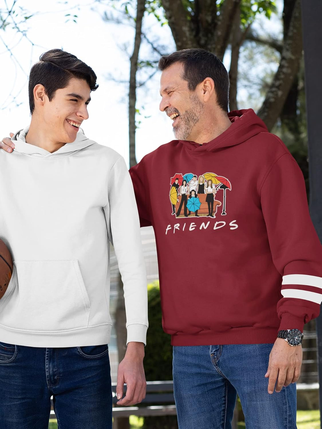 Fashion Friend Sweatshirt Hoodie Women Graphic Hoodies Pullover Funny Hooded Sweater Tops Clothes