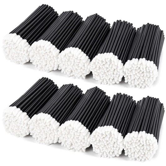 400 Piece Disposable Lip Wands - Lip Brushes, Lipstick & Gloss Applicators - Lint Free Makeup Applicator Brush Beauty Tool