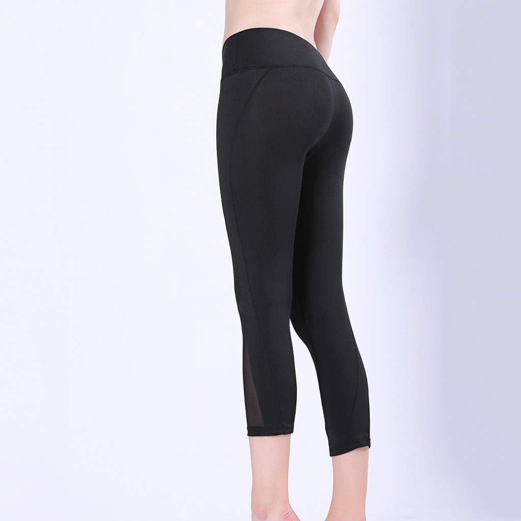 High Waisted Leggings for Women, Women'S Yoga Pants with Pockets - Leggings with Pockets, High Waist Tummy Control Non See-Through Workout Pants Black