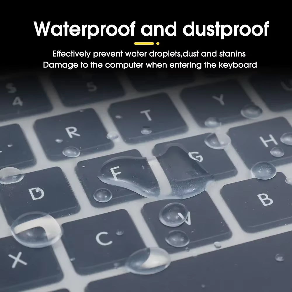13-14 Inch 15-17 Inch Universal Laptop Notebook Keyboard Silicone Cover Dustproof Protective Waterproof Film