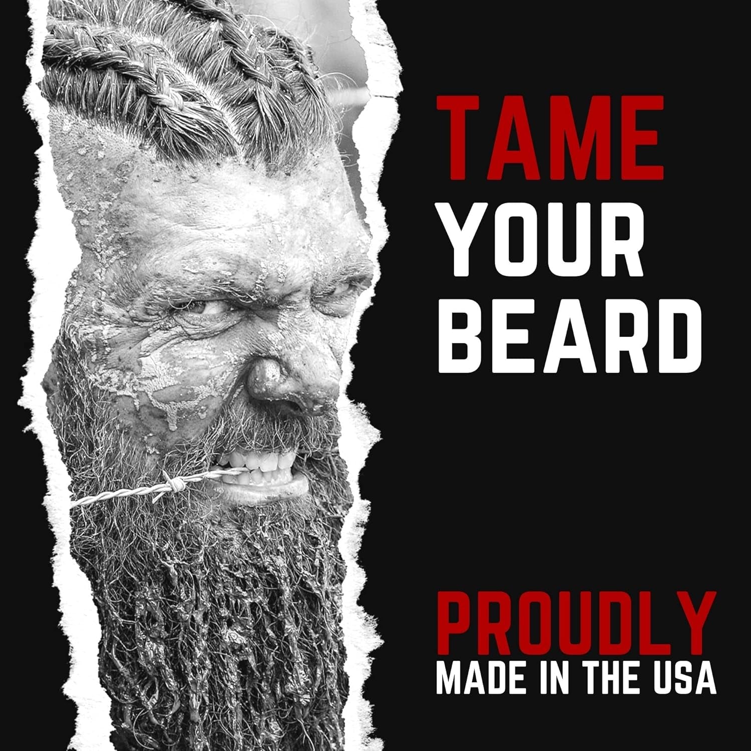 Mad Viking Valhalla Beard Oil - Hydrate, Soften and Grow Your Beard Naturally. Fight Itch and Dandruff with a Smooth Sandalwood & Vanilla Scent, Made in the USA - 2Oz
