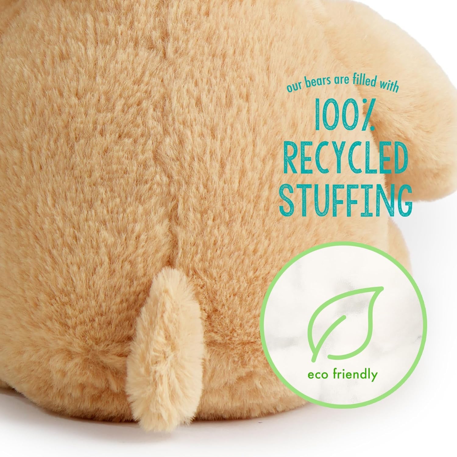 Teddy Bear Stuffed Animal, 10 Inch Brown Teddy Bear Plush Toy, Soft Plush Gifts for Kids Baby Toddlers on Baby Shower, Easter Decorations