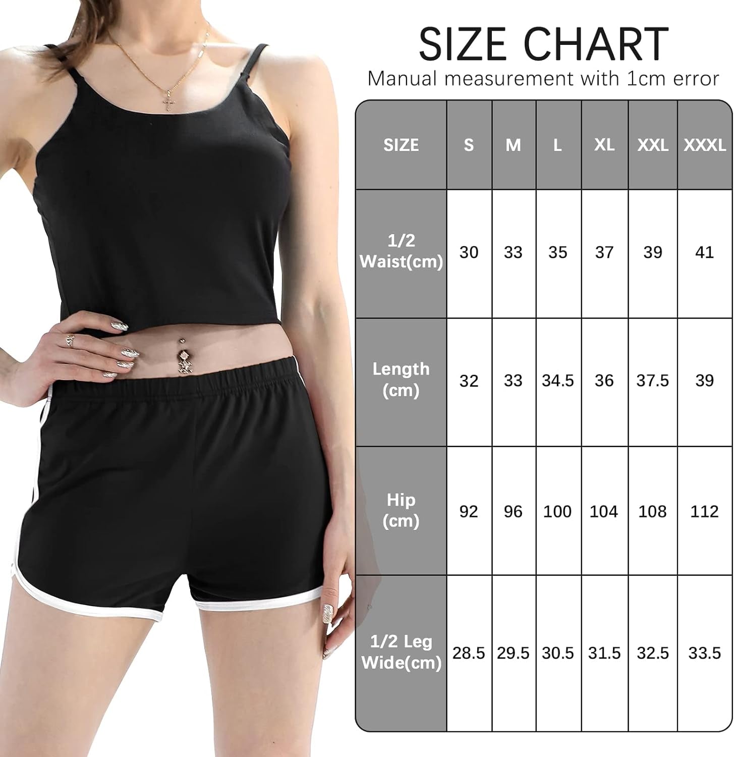 6 Piece Cotton Sports Short Yoga Pant Dance Shorts Running Shorts for Women