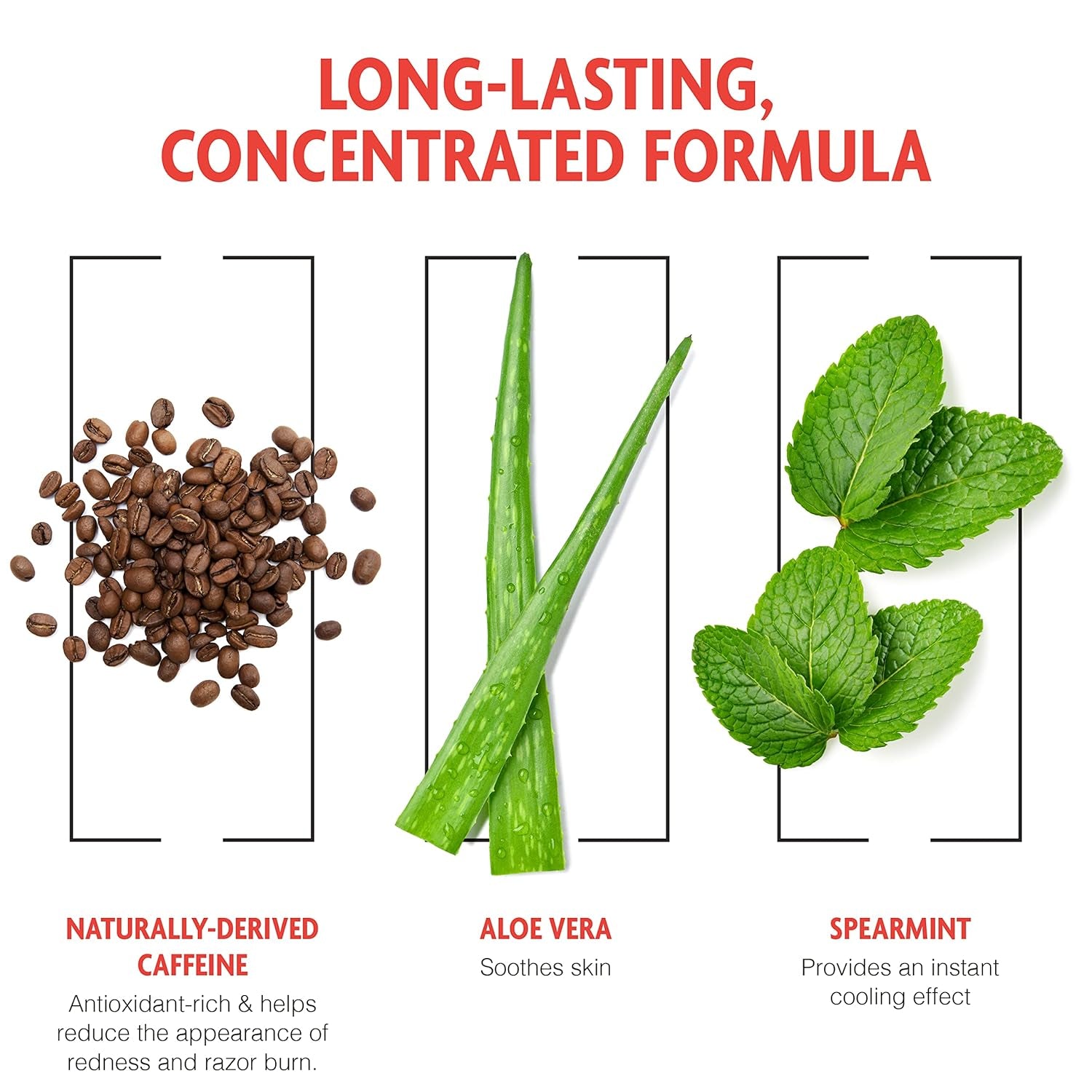 Caffeinated Shaving Cream - Shea Butter + Spearmint Antioxidant Shaving Cream with Caffeine - Clean Formula for a Hydrating, Redness Reducing + Irritation-Free Shave (7 Oz)