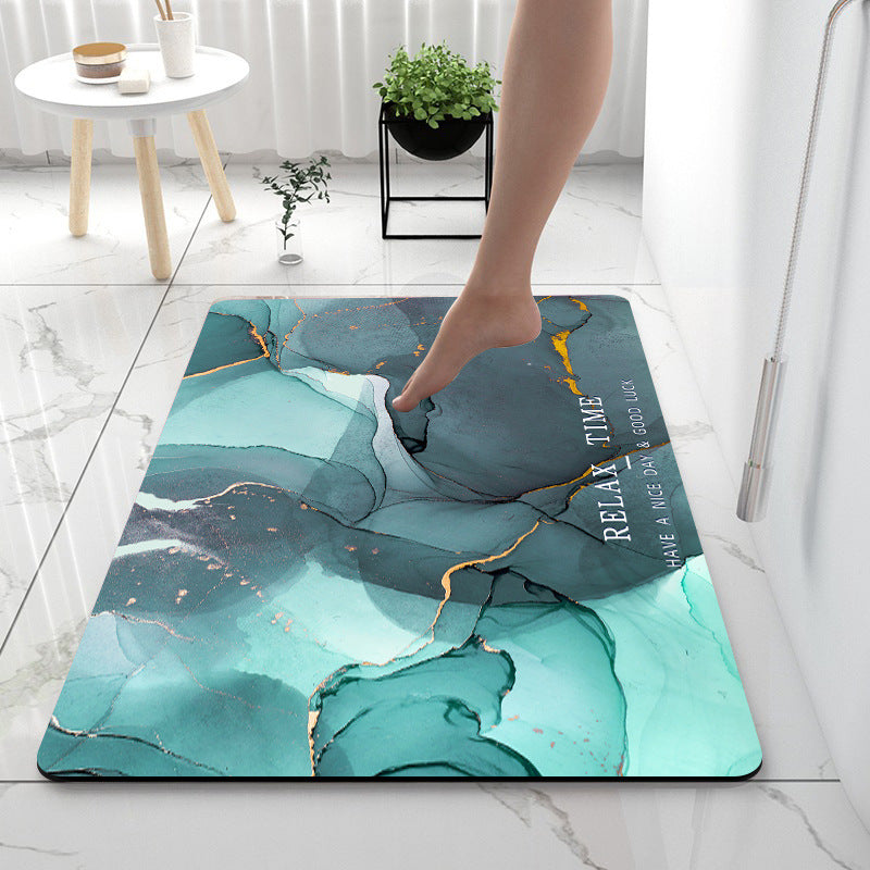 Super Absorbent Diatom Anti-Slip Mat for Bathroom, Kitchen, and Toilet Use