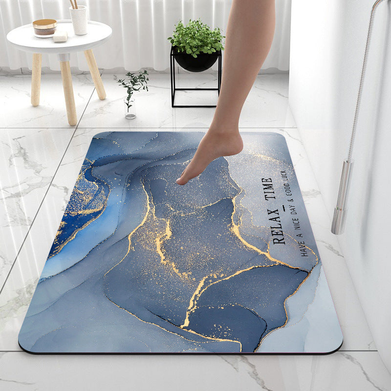 Super Absorbent Diatom Anti-Slip Mat for Bathroom, Kitchen, and Toilet Use