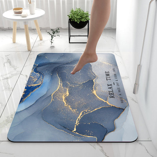 Super Absorbent Diatom Anti-Slip Mat for Bathroom, Kitchen, and Toilet Use