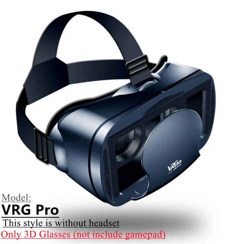 Virtual Reality VR Headset with IMAX Screen and HD 3D Technology for 5-7" Phones, Compatible with Gamepad